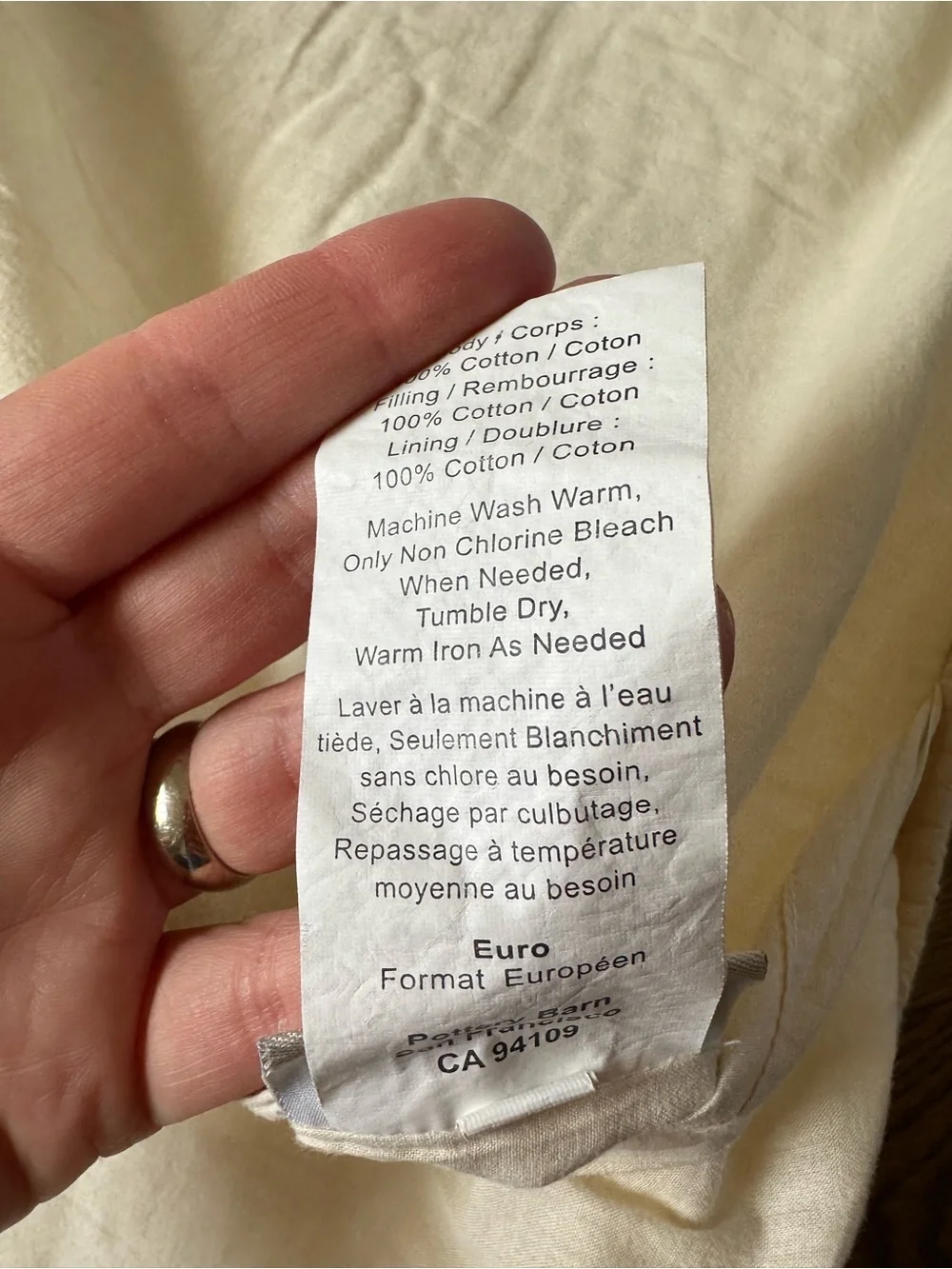Pottery Barn 100% Cotton 2 Shams